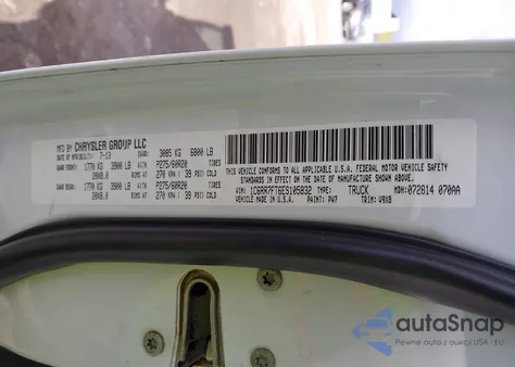 2014 Ram 1500 Express from USA, damaged, VIN 1C6RR7FT6ES105832